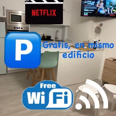 Gascona 26 - Pleno Centro, Muy Tranquilo, Parking Gratis En Mismo Edificio, Ascensor, Wifi Apartamento