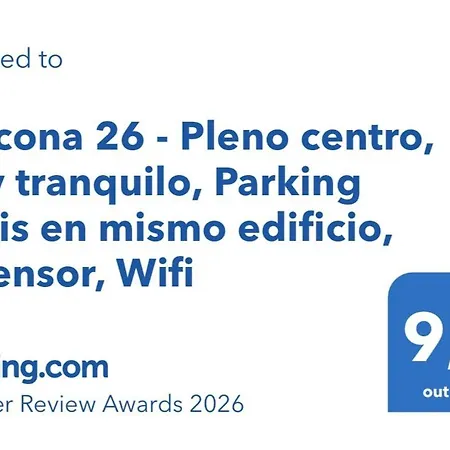 Lägenhet Gascona 26 - Pleno Centro, Muy Tranquilo, Parking Gratis En Mismo Edificio, Ascensor, Wifi