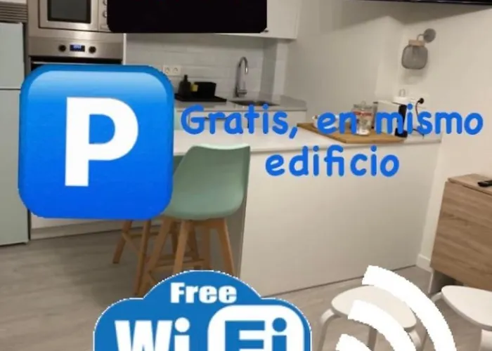 Gascona 26 - Pleno Centro, Muy Tranquilo, Parking Gratis En Mismo Edificio, Ascensor, Wifi Apartment